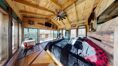 1 bed 1 bath Treehouse called the Firetower
