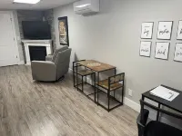 Modern, no street noise, central location!