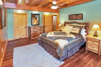 Gorgeous custom log cabin on 185 acres