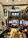 220’ Waterfront Rock River WI Beach Home Deal!Pier Pools FP Fishng Boat & Kayaks - 3-Star