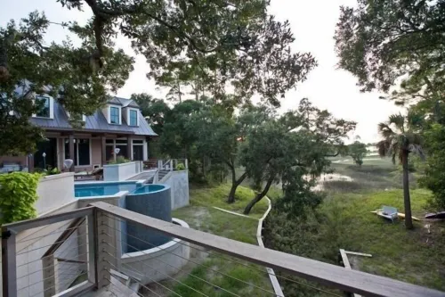 Luxury Estate. Secluded Folly Beach Home with Infinity Pool! - 4-Star