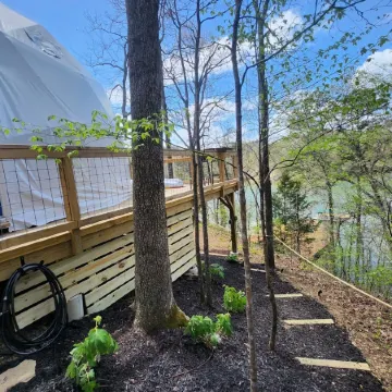 Stunning Lakeside Glamping Dome