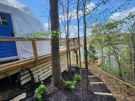 Stunning Lakeside Glamping Dome