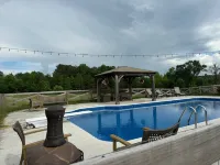 Farm Experience in a Beautiful Log Cabin