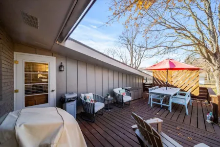 Patio and Relaxing Waterfall Pond Retreat - Charming Oasis