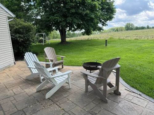Peaceful 3-Bedroom Countryside Home Near Mohican with Fireplace, & Patio