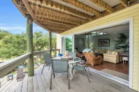 spectacular architectural home steps to the beach w/private heated pool on canal