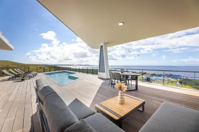 La Perla Chic Panoramic Designer Villa Hotels near Cas Abao Beach
