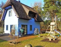 Thatched House in Usedom Near Lagoon
