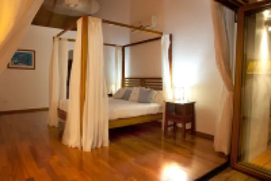 Secluded, exclusive, totally private luxury villa overlooking the prettiest bay.