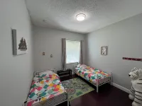 Modern and spacious getaway with a pool and grill