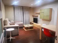 Housing with sea views.