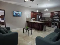 Modern, spacious King and Queen Suite. Sleeps up to 10