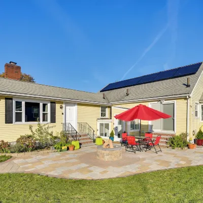 1 Mi to Downtown Salem: Studio w/ Fire Pit Access Hotels near Castle Creek Adventure Land
