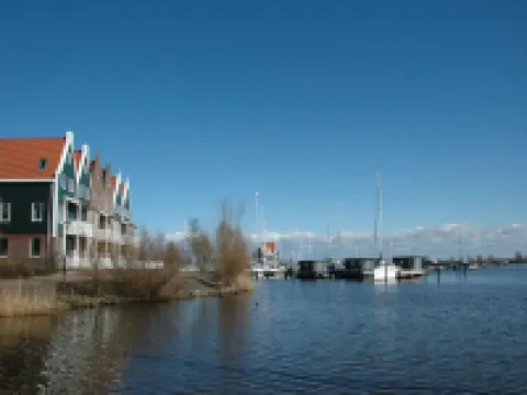 Boat in Volendam Near Marina Museum