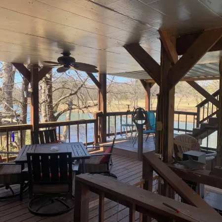 The River Cabin at Camp Miramichee Falls in Hardy, AR