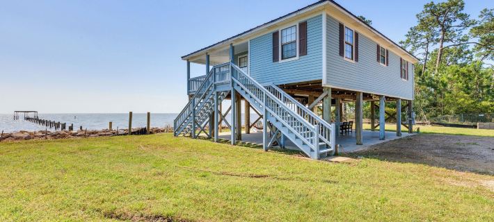 Waterfront Alabama Vacation Rental w/ Deck Hotels in Mobile County