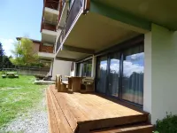 Apartment on the ground floor with terrace. Nice view.100m from the slopes.Quiet