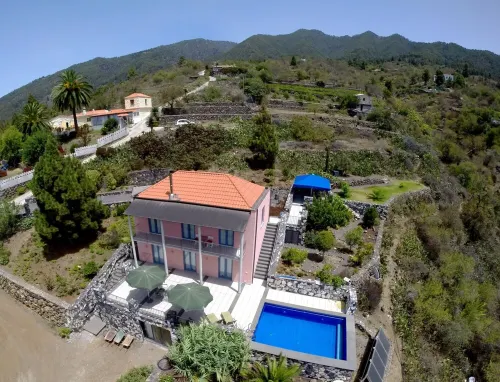 Villa Buena Vista mit Beheiztem Pool und Sauna Tijarafe 호텔