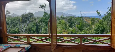 Ecolodge on 25 acre estate, 2 beaches, wide variety of fruit and flowers. Отели в г. Калибиши