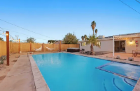4BR Desert Home w/ Pool, Hot Tub, Firepit & Game Room The Quiet Burn by Avantstay