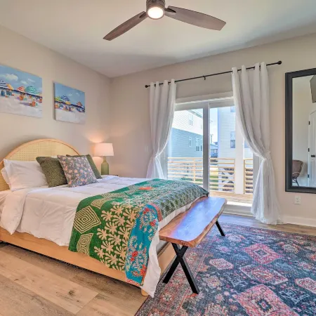 Modern Home w/ Rooftop Deck, Walk to Beach!