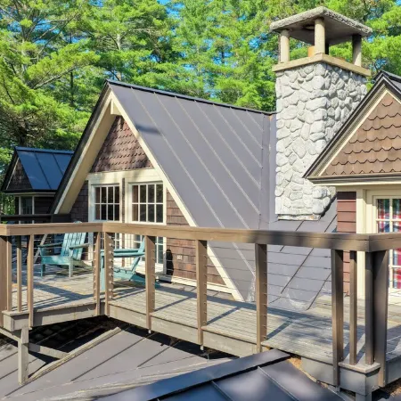 Camp Bear Claw, private home on the shores of Oseetah Lake.