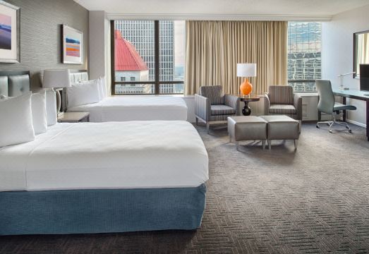 힐튼 포틀랜드 다운타운 객실