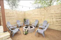 A pet friendly A-Frame with a hot tub & fire pit! Hotels near Town & Country Shopping Center