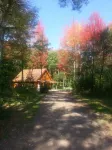 Copper Cabin offers peace and privacy in the woods!