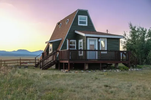 Stylish & Cozy A-Frame Escape! Dogs OK, 45 Min to Breck, Stargazing, Rare Avails