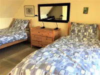 Traditional Croft House, modern interior, in stunning landscape, near the coast.