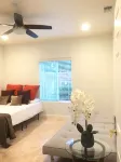 The PEACOCK suite next to a country club