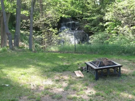 Rustic, Cozy Cottage with Backyard Waterfall and Cayuga Lake Views!