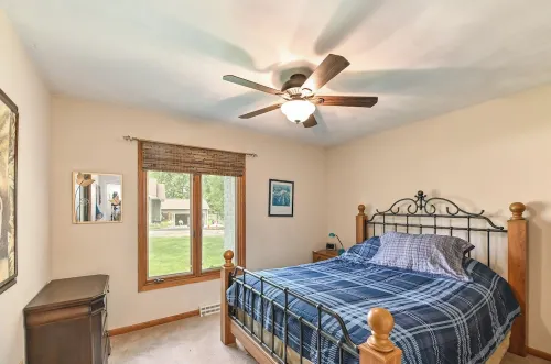 Inspirational nature backdrop. End of the road beside the woods.