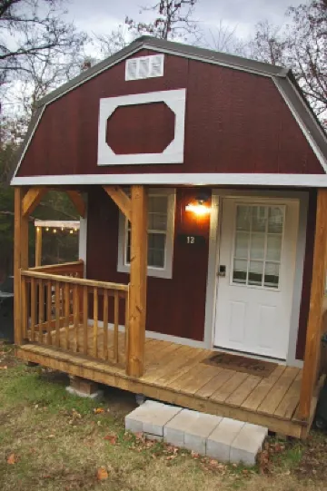 Glamping Family Cabin  - floating/fishing/golfing Illinois River near Tahlequah