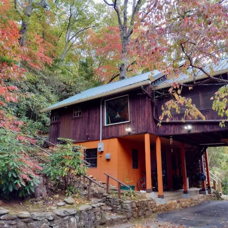 Rustic 1940's Appalachian Summer Cabin w/hot tub - Black Mountain