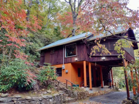 Rustic 1940's Appalachian Summer Cabin w/hot tub - Black Mountain