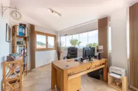 Modern-Mediterranean villa, large pool, sea view, lots of beach, sleeps 10