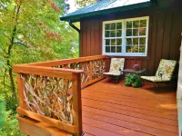 Wi-Fi PRIVATE Cabin in town Black Mountain Montreat FAST to Asheville WOODS