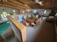 Cozy lodge with indoor pool, hot tub, loft and more! Great for a close getaway!
