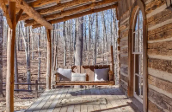 2 Cabins + Treehouse 50 Acres, FirePit, Sauna, Cold Plunge, Hot Tub, Petting Zoo
