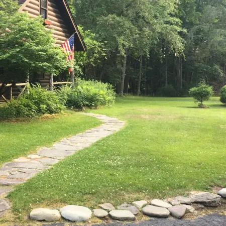 Claryville Cabin with 1,500 ft Trout River in the Catskill Mountains