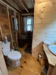 Very private log cabin nestled in the woods to unwind & unplug.