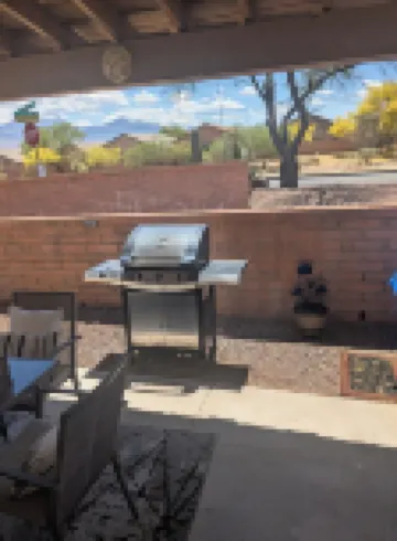 House refurbished in HOA with its own great recreational area and heated pool.