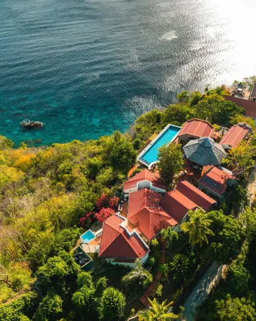 Caille Blanc Villa & Hotel - Adults Only Отели рядом с достопримечательностью «Анс Частанет Бич»