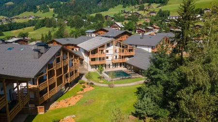 Charming Apt With View 2bd/6p -residence in Mega\"ve Отели в г. Межев