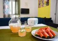 Pirgos Colorful Studio Sleeps 2 Parking WiFi AC