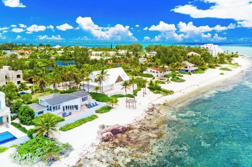 2 private beachfront villas side by side, 5 bedrooms, Rum Point, Grand Cayman!