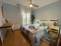 Luxury villa with detail decorated pool